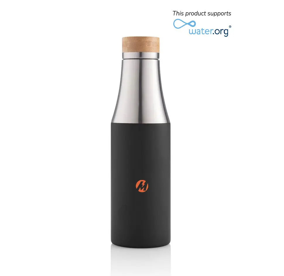 Meralco BREDA - CHANGE Collection Insulated Water Bottle - Black