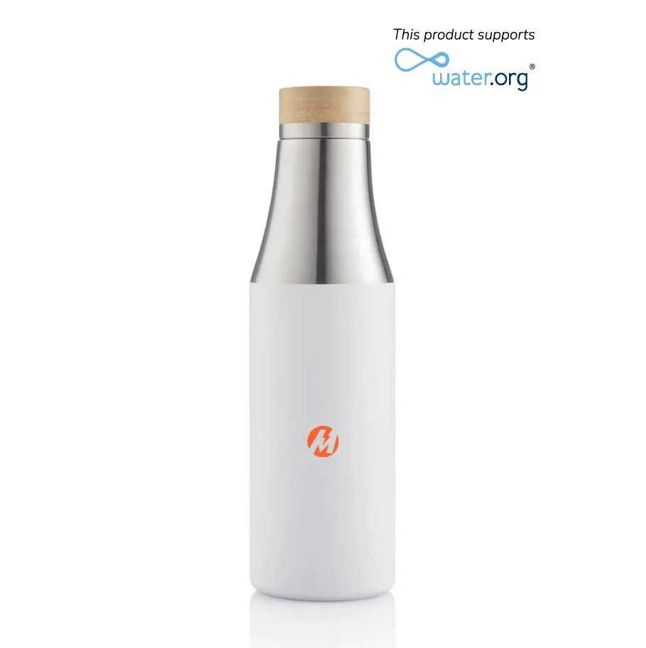 Meralco BREDA - CHANGE Collection Insulated Water Bottle - White