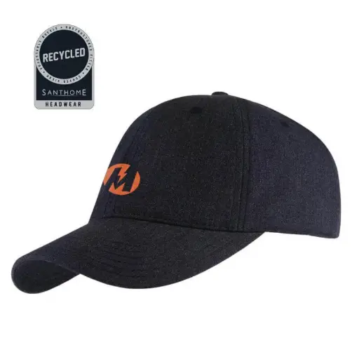 [Meralco001] Meralco FLEX - Santhome Recycled 6 Panel Relaxed Fit Cap - Navy Blue
